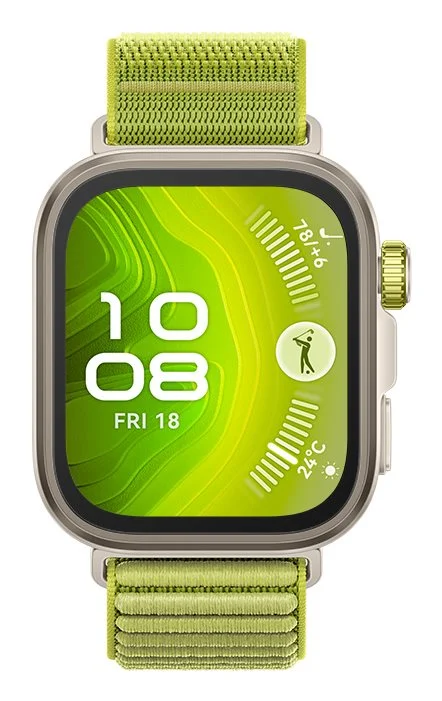 Huawei Seiya-B29F Watch Fit 4 Pro aluminium Smartwatch 40mm green Nylon