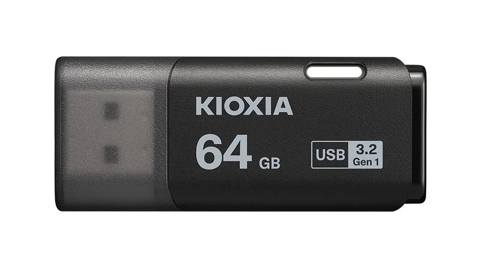KIOXIA USB3.0 Stick TransMemory U301 black   64GB