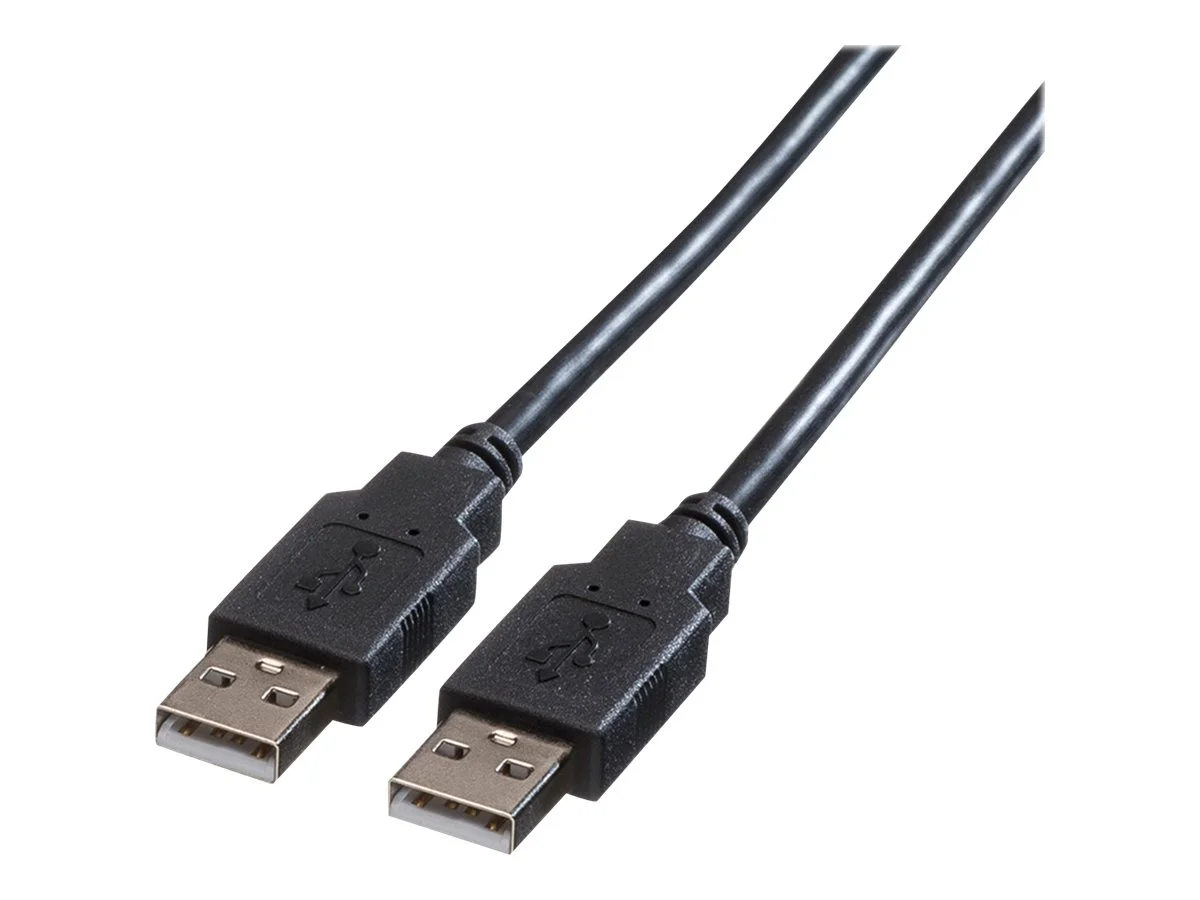 ROLINE USB 2.0 Kabel Typ A-A schwarz 3m