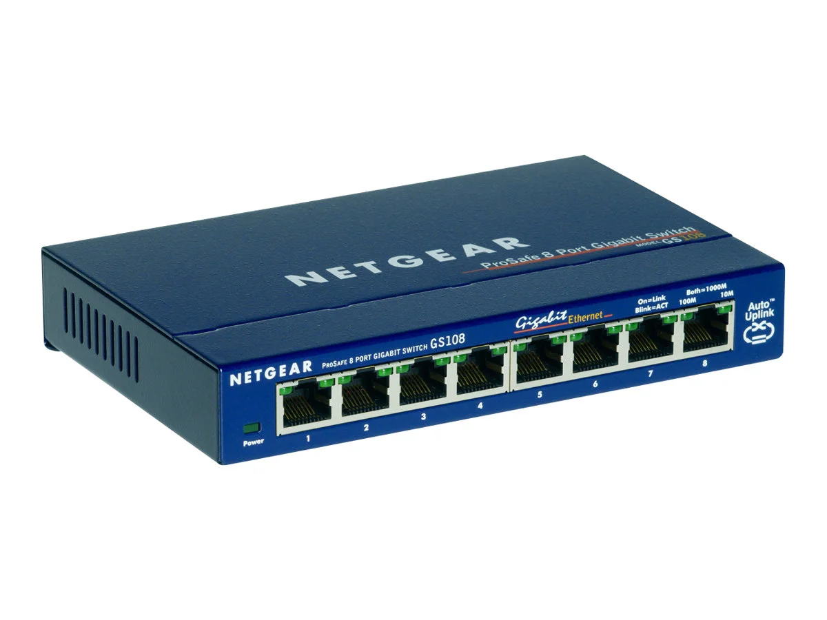 Netgear 8Port Switch 10/100/1000 GS108GE