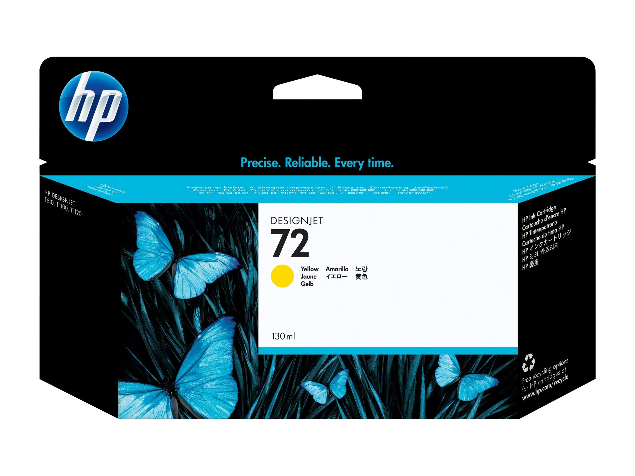 HP 72 Tinte gelb Vivera 130ml