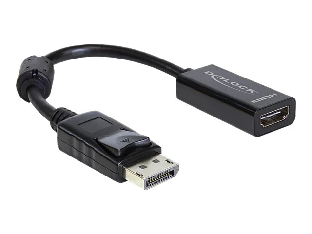 DELOCK Adapter DP-St > HDMI-Bu 22,5cm bl