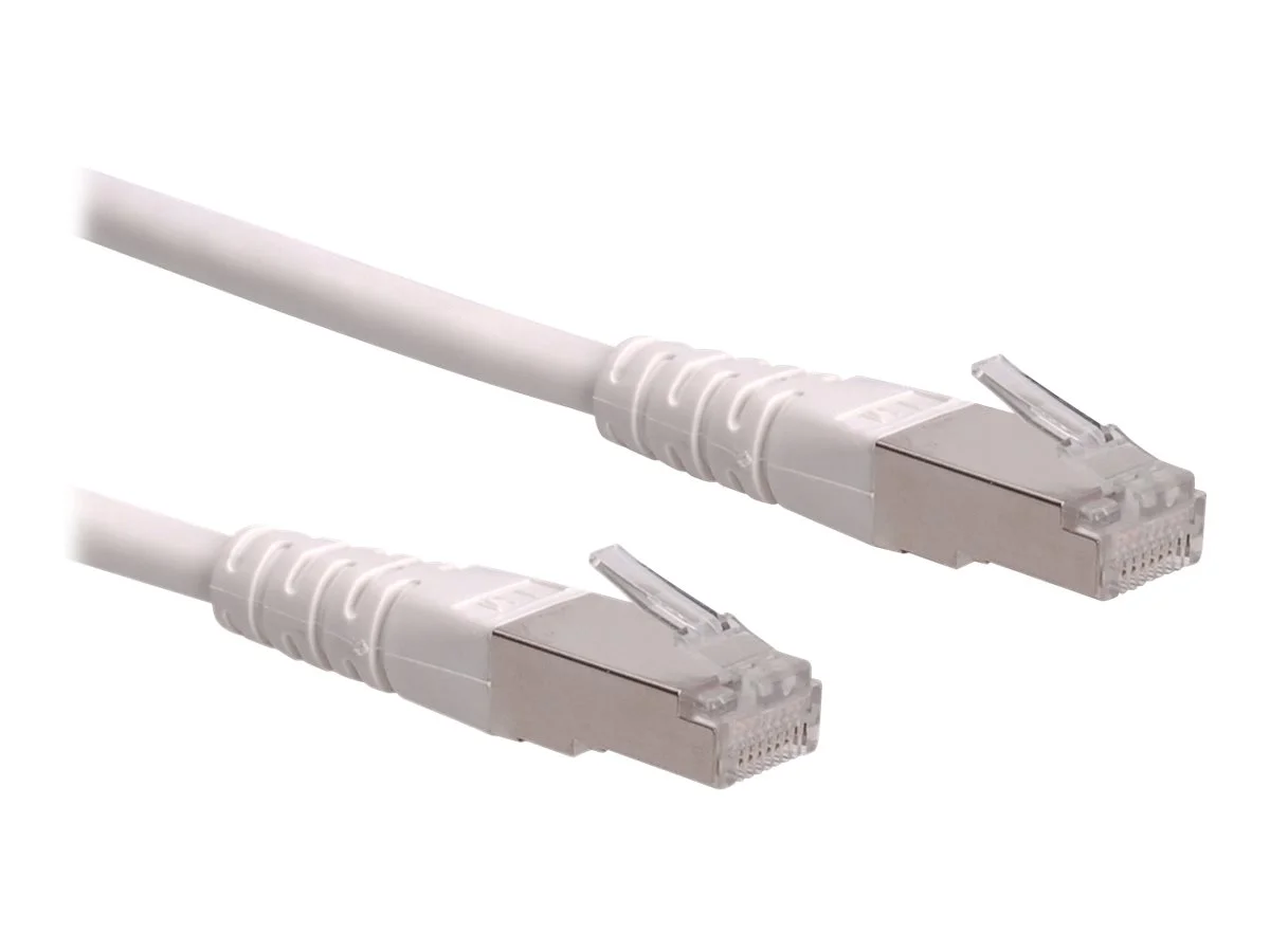 ROLINE Patchkabel Kat.6 PiMF weiss 5m