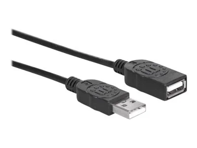 MH USB Kabel A-St./A-Buchse 1,8m schwarz