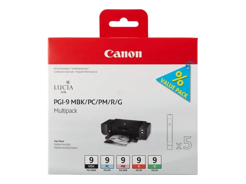 CANON PGI-9 MBK/PC/PM/R/G Multi Pack