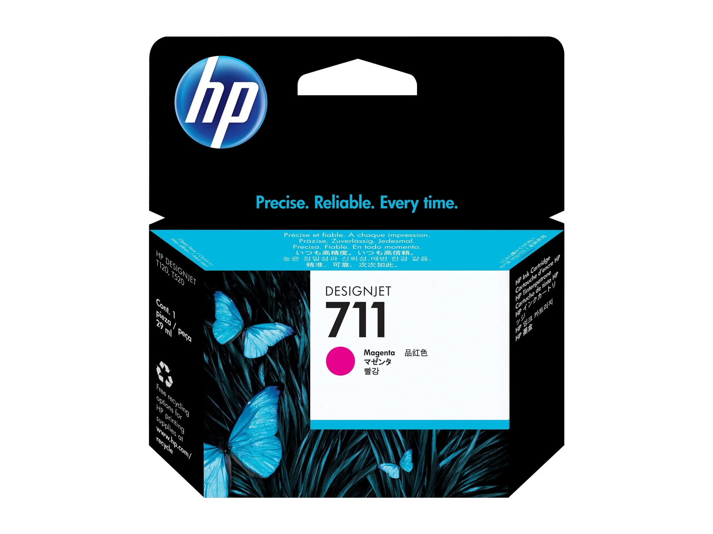 HP 711 Tinte Magenta 29 ml DJ T120 520