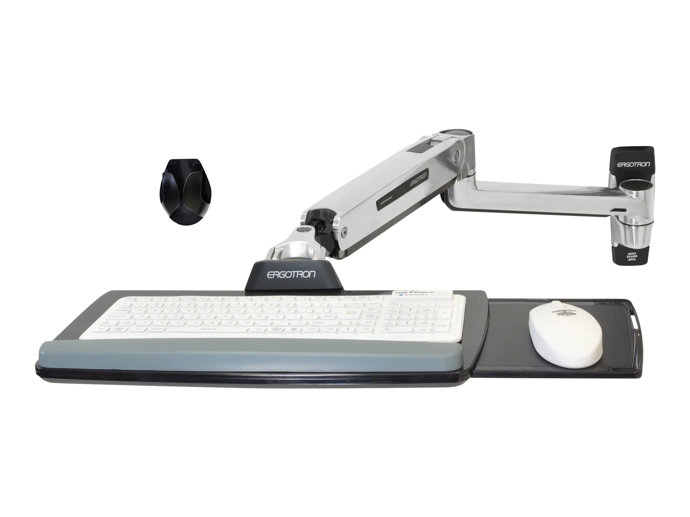 ERGOTRON LX Sit-Stand Keyboard Arm, POLI