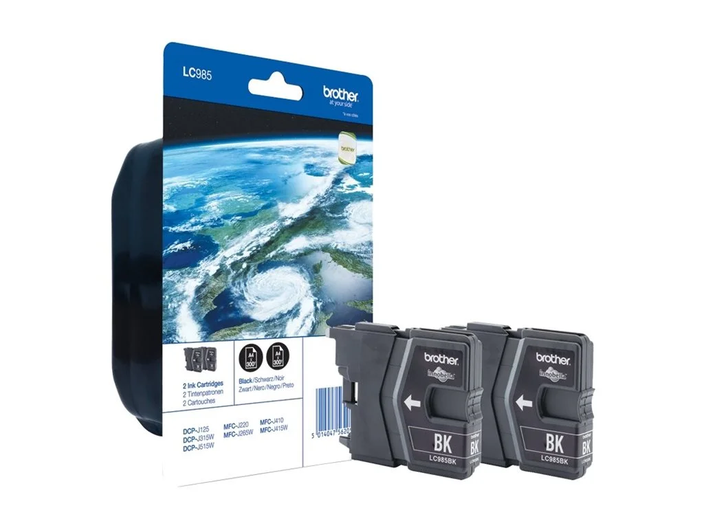 BROTHER Pack blister from 2 Cartridges