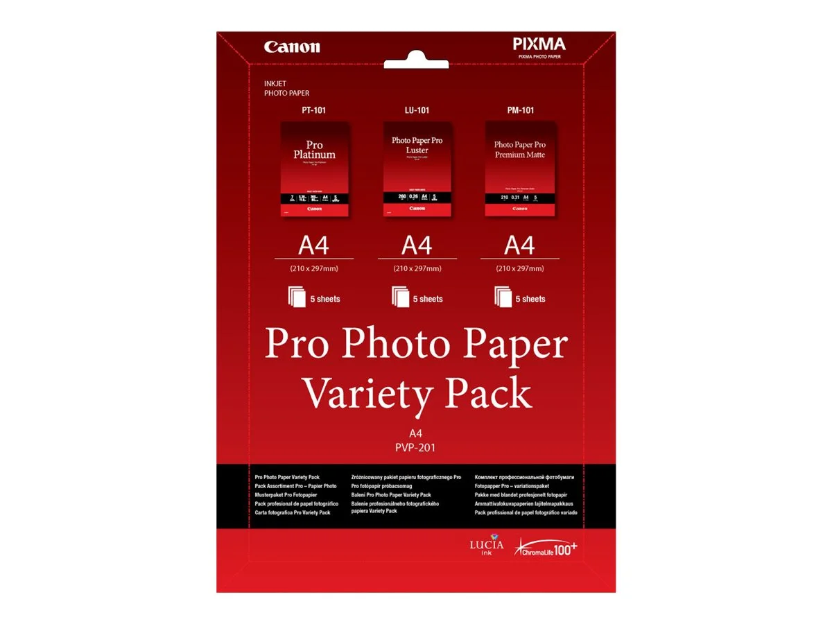 CANON Pro Photo Paper Variety Pack A4