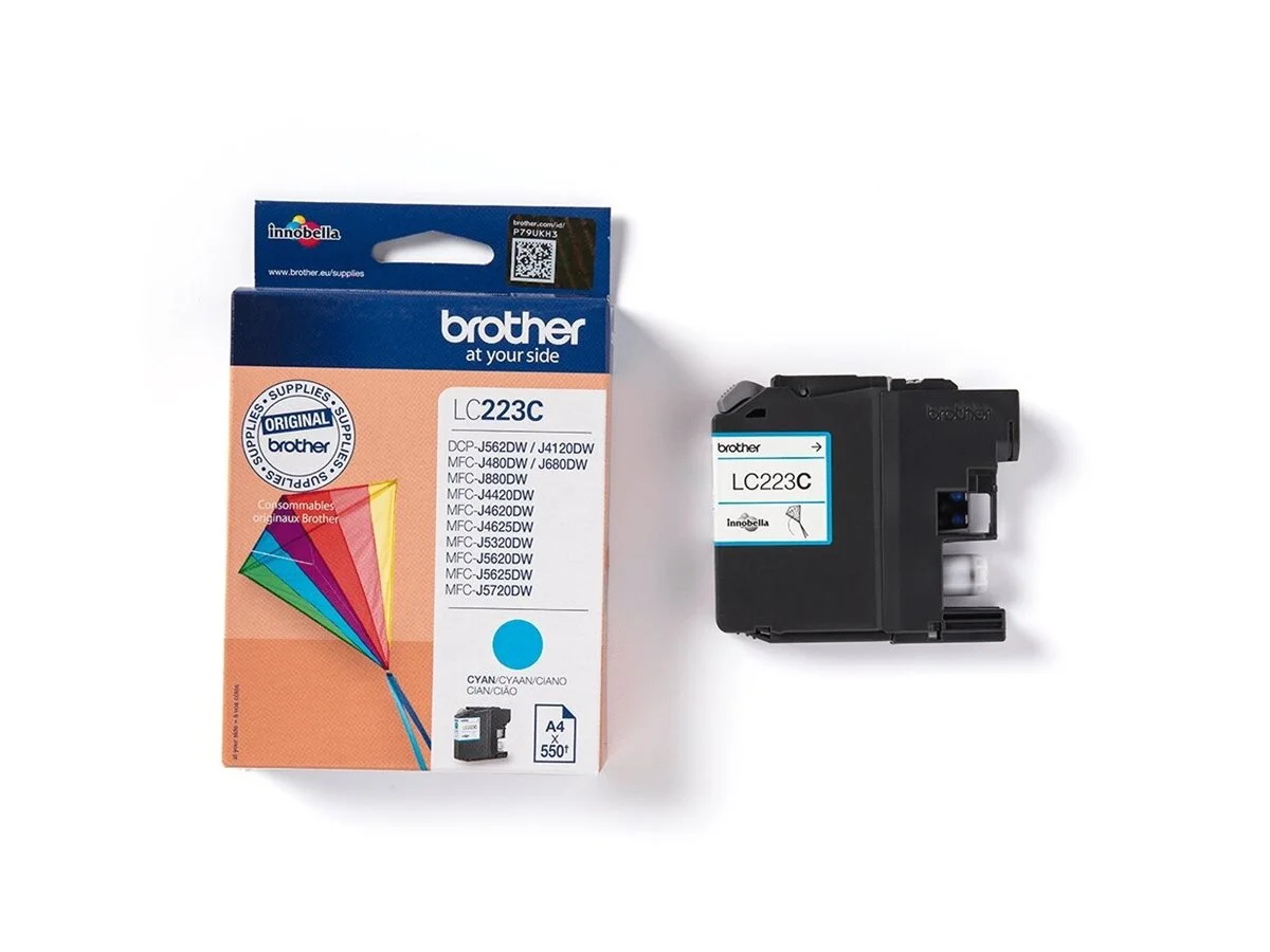 BROTHER LC223C Tinte cyan 550Seiten