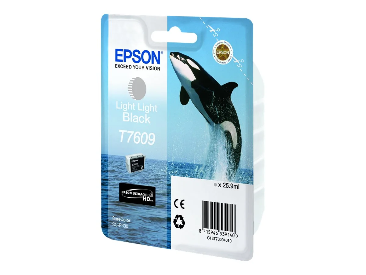 EPSON 5LB T7609 ink cartridge light