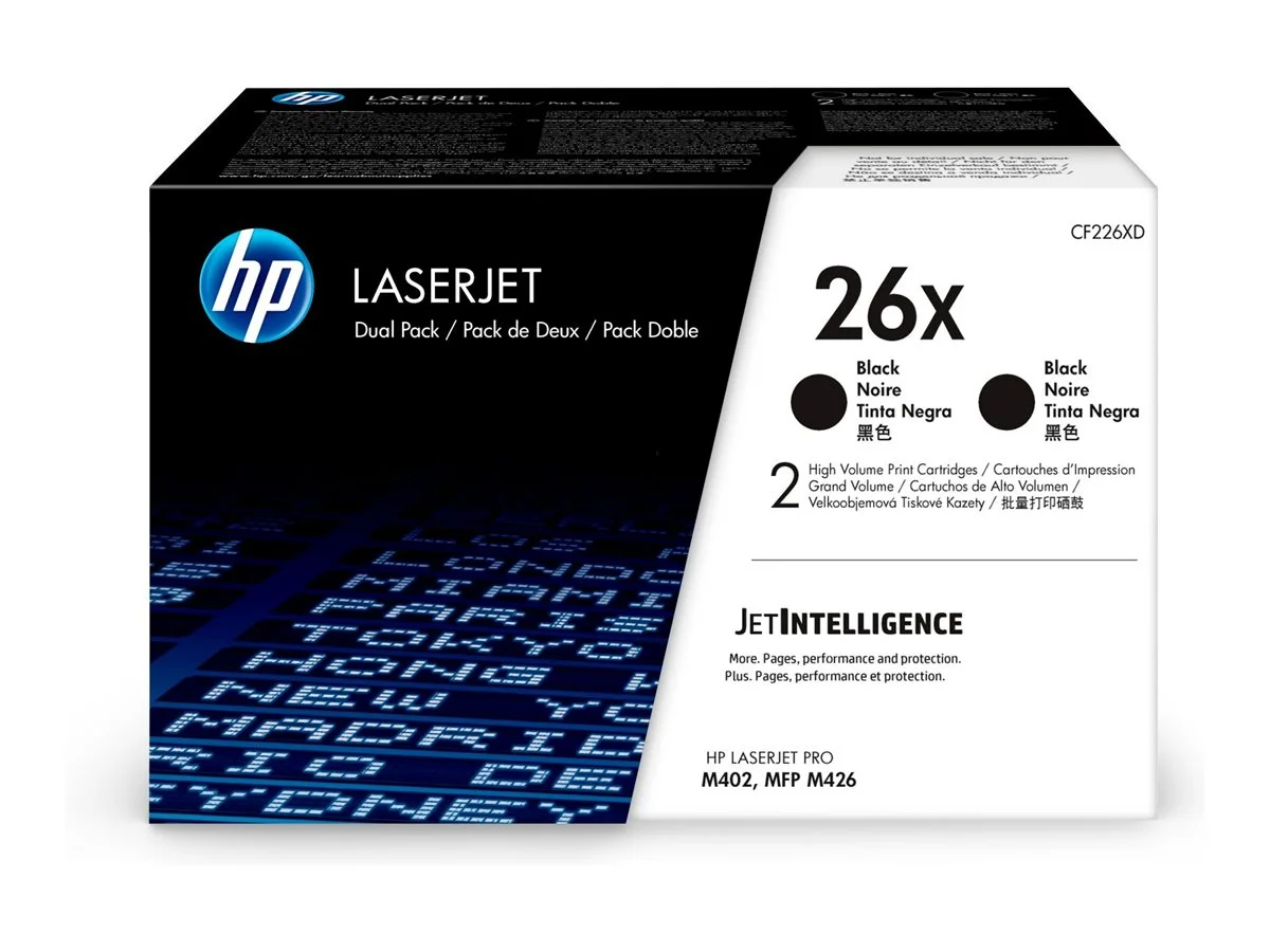 HP 26X Toner Black HY 2-pack