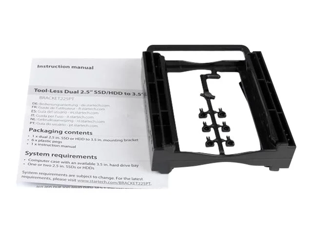 STARTECH Dual 2,5 Zoll SSD/HDD Einbaurah