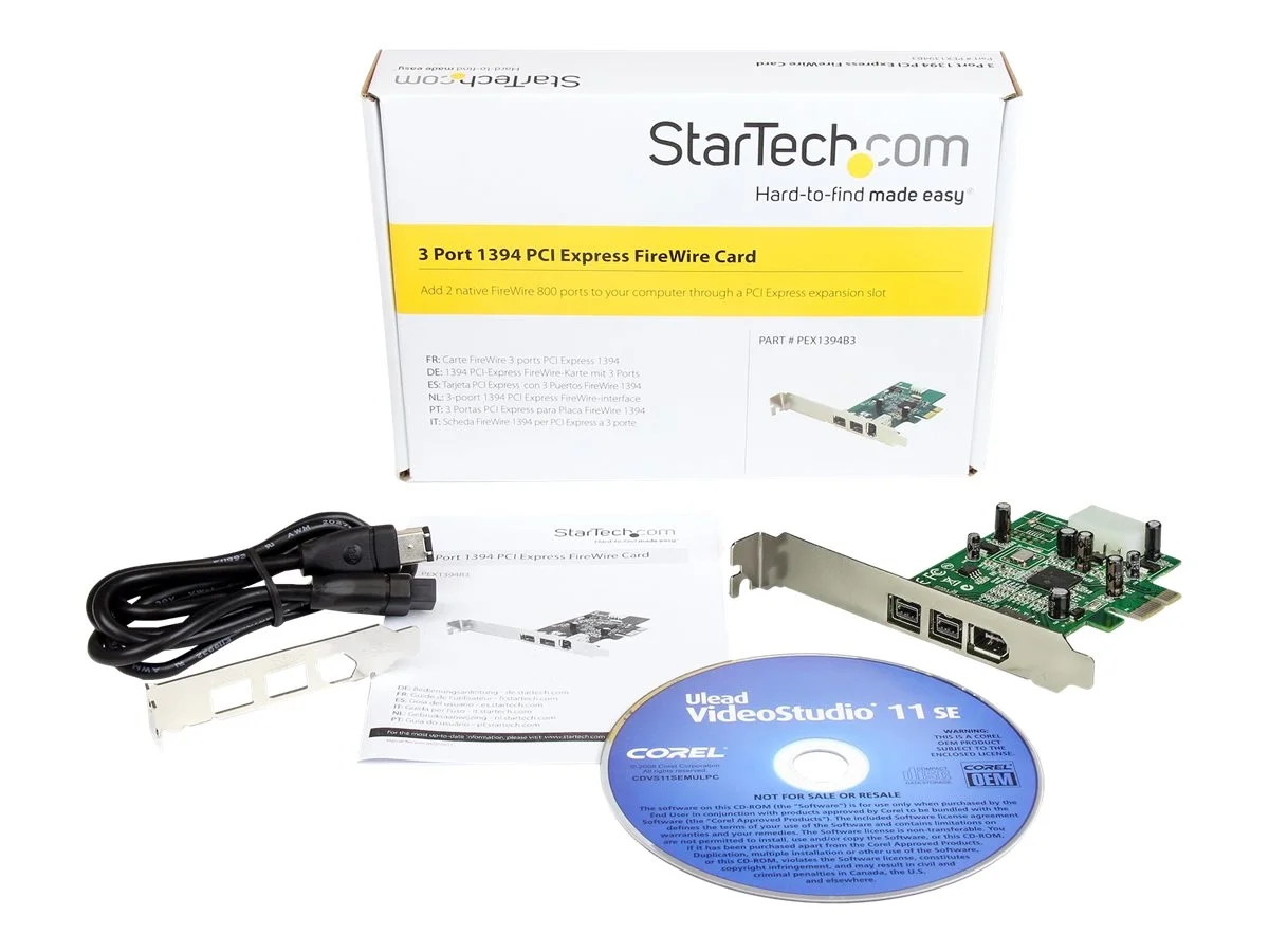 STARTECH 3 Port 800+400 FireWire PCI Exp