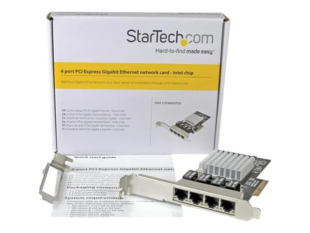 STARTECH 4 Port Gigabit Ethernet PCI