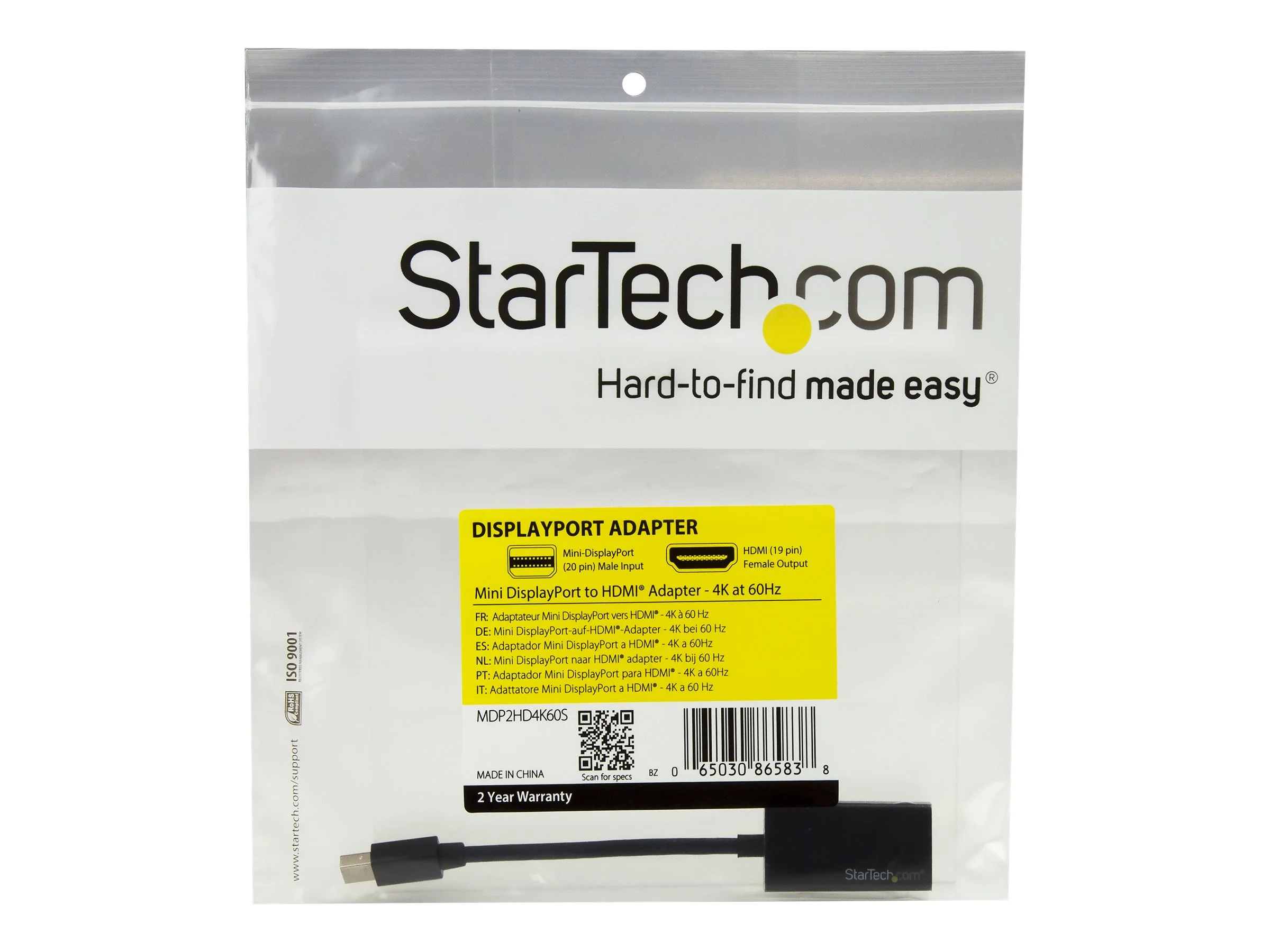 STARTECH Mini DisplayPort to HDMI Adapt