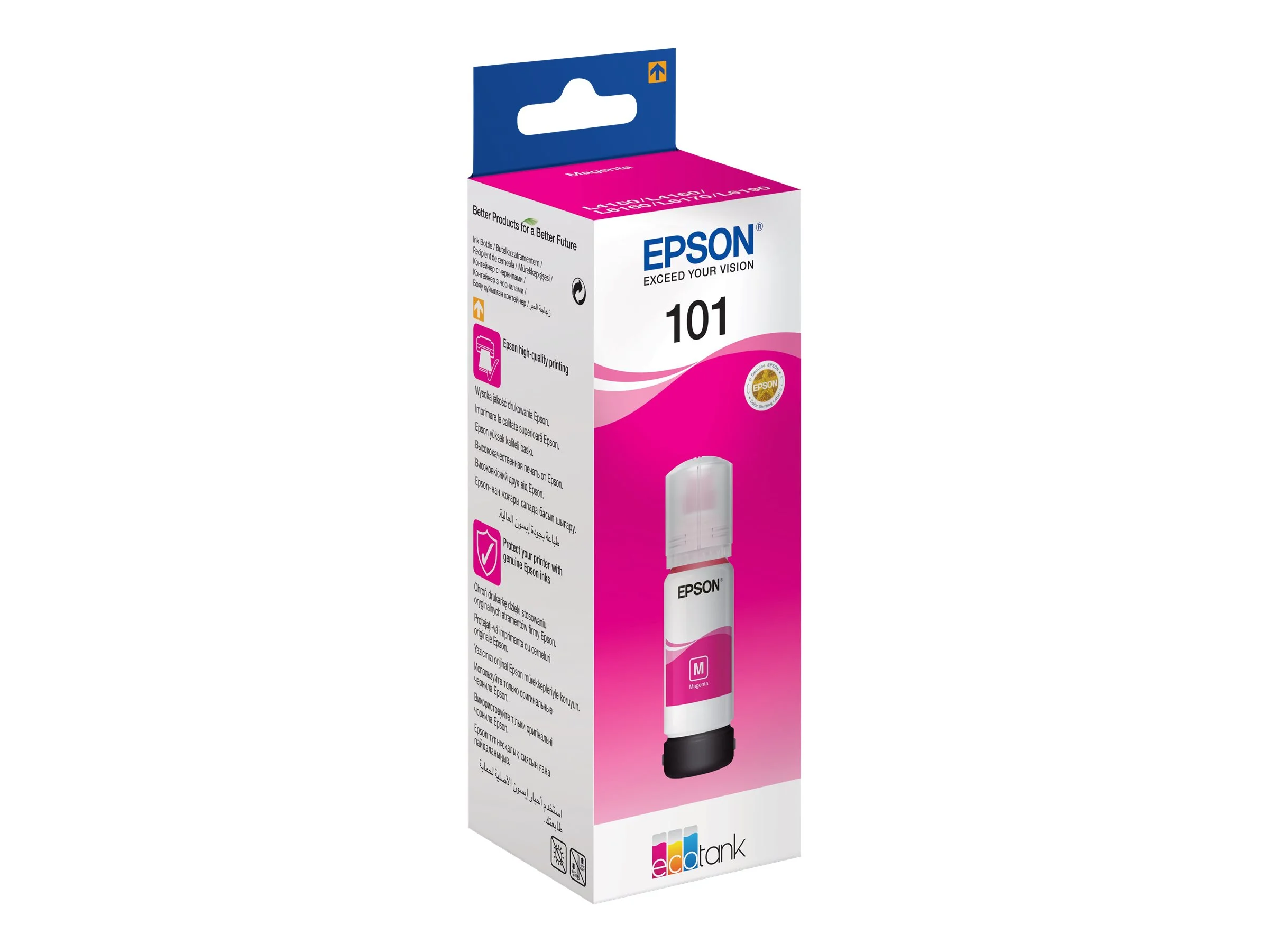 EPSON 1LB 101 EcoTank Magenta ink bottle