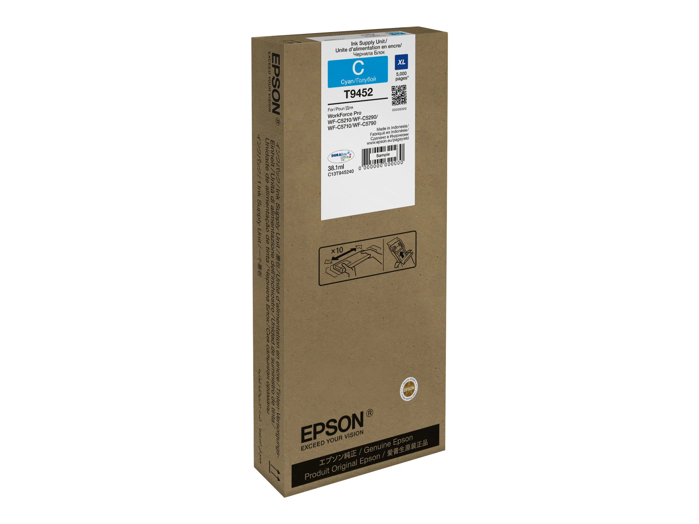 EPSON 2LB WF-C5xxx Ink Cart. XL Cyan