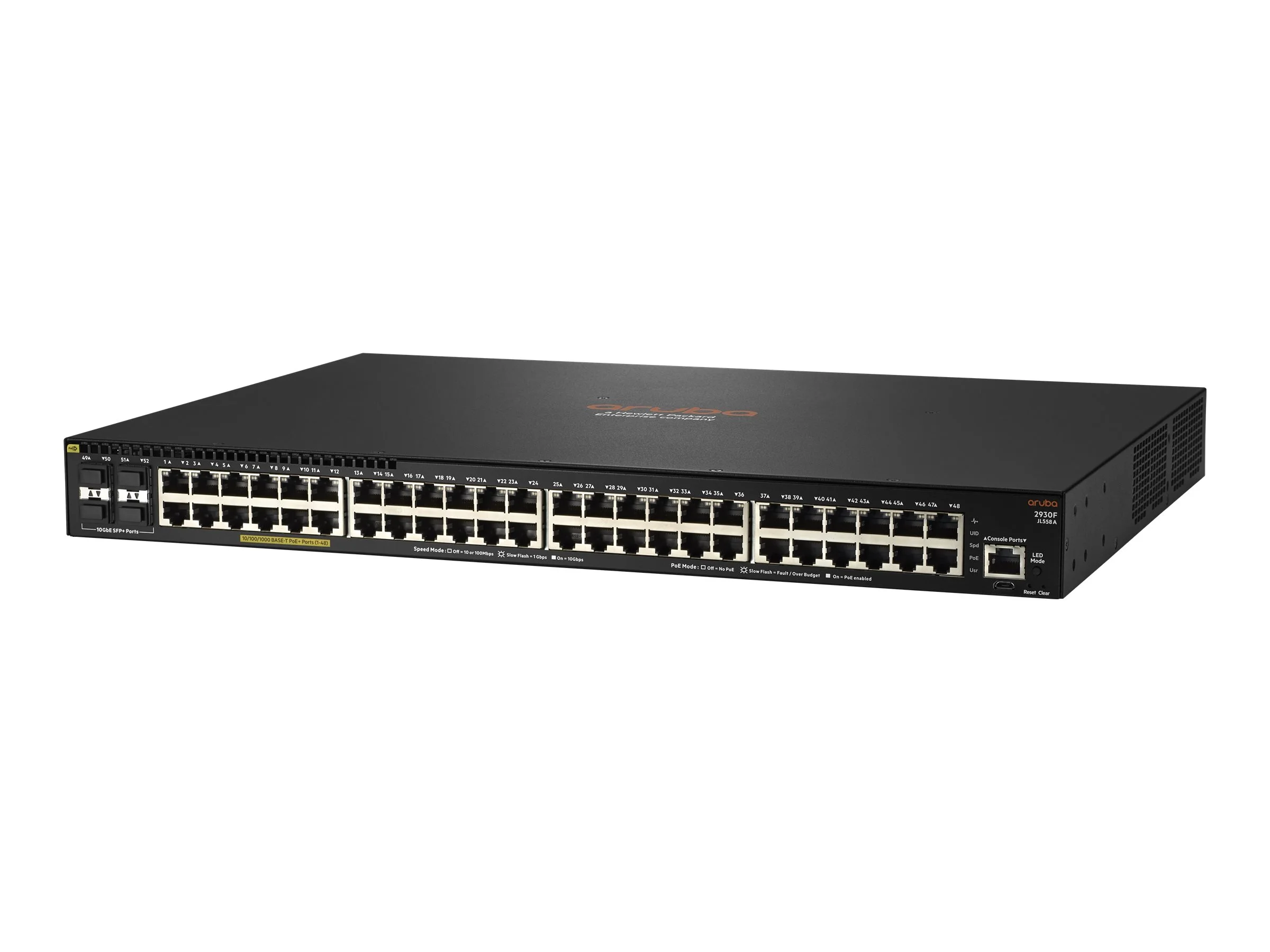 HPE Aruba 2930F 48GPoE+4SFP+740W Swch