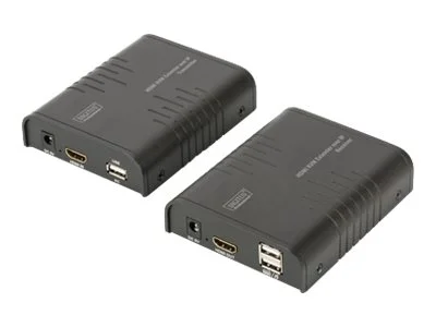 DIGITUS HDMI KVM Externder uber IP Set
