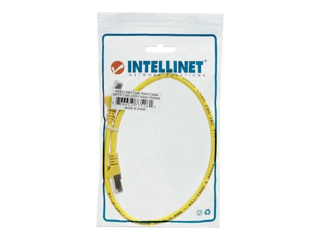 INT Netzwerkkabel Cat6A S/FTP 0,5m gelb