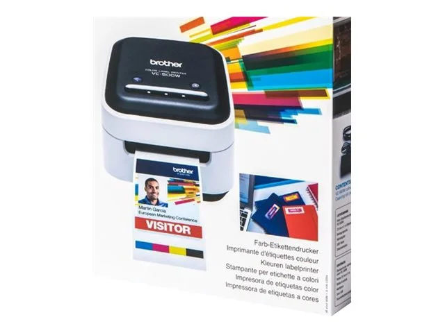 BROTHER VC-500W Label printer colour