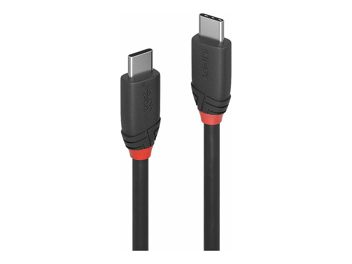 LINDY 1m USB 3.1 Typ C Kabel 3A Black