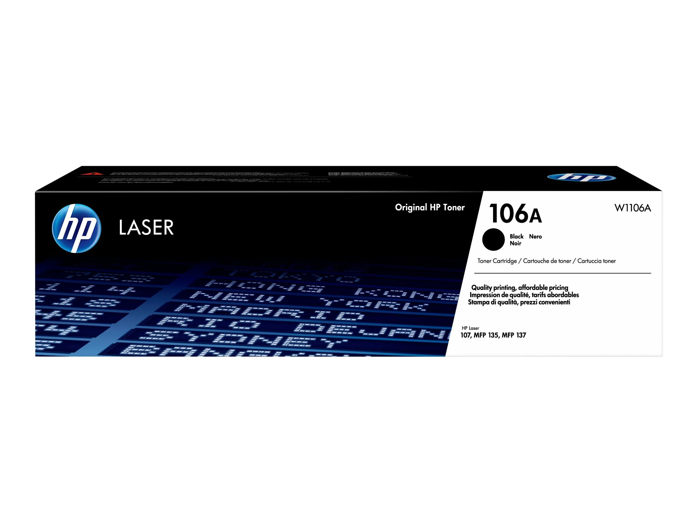 HP 106A Black Laser Toner Cartridge