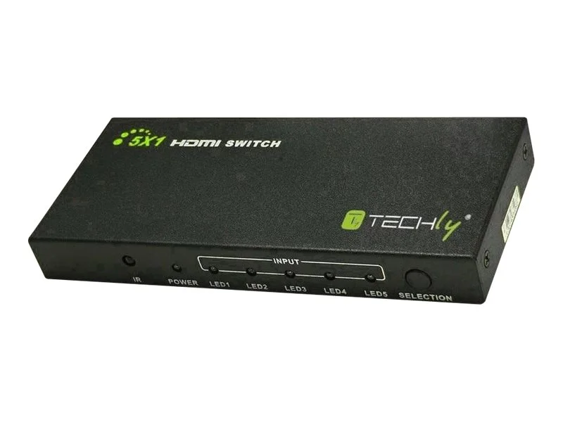 TECHLY HDMI Switch 4K UHD 3D 5-Wege