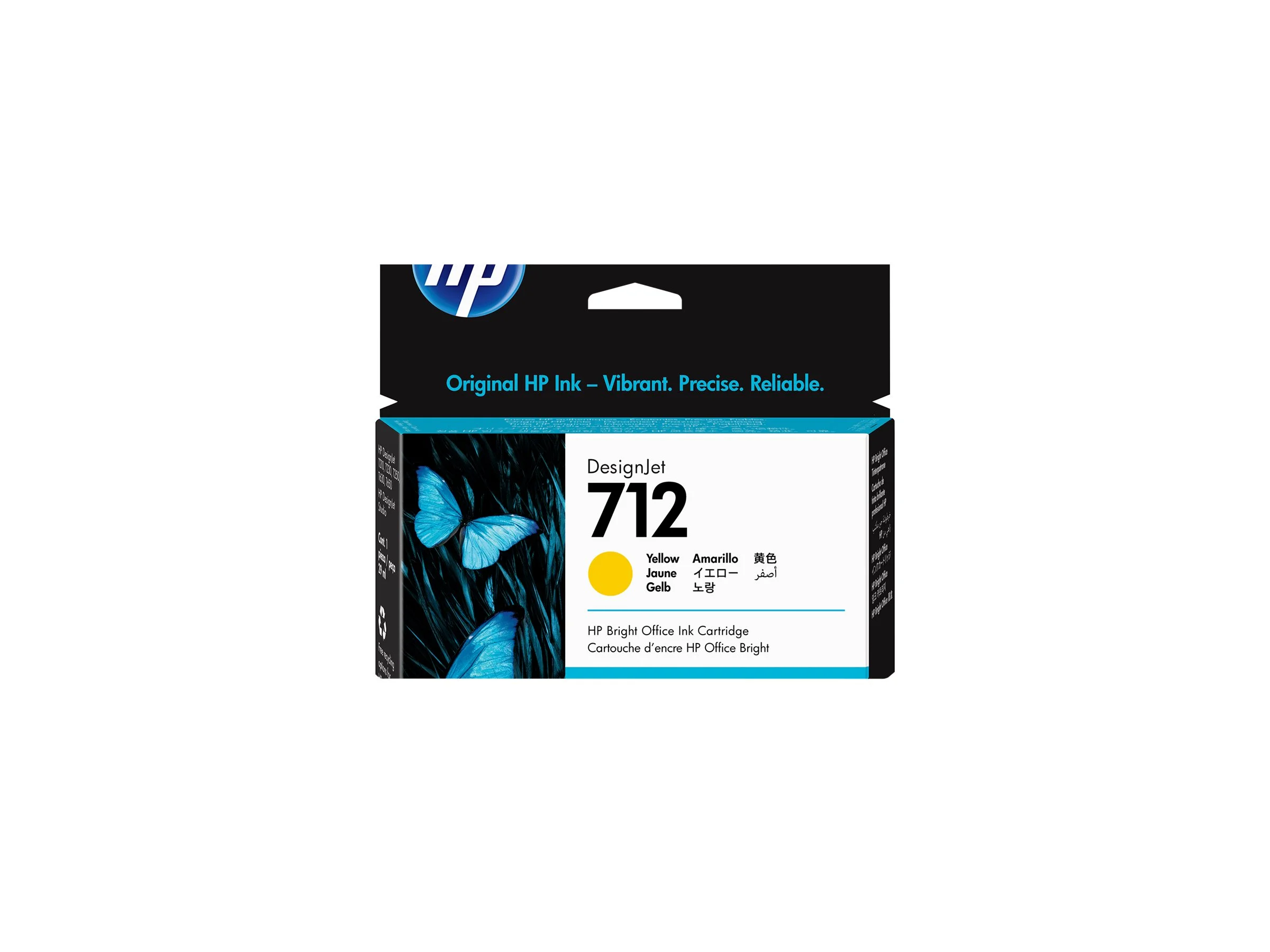 HP 712 29-ml Yellow DesignJet Ink
