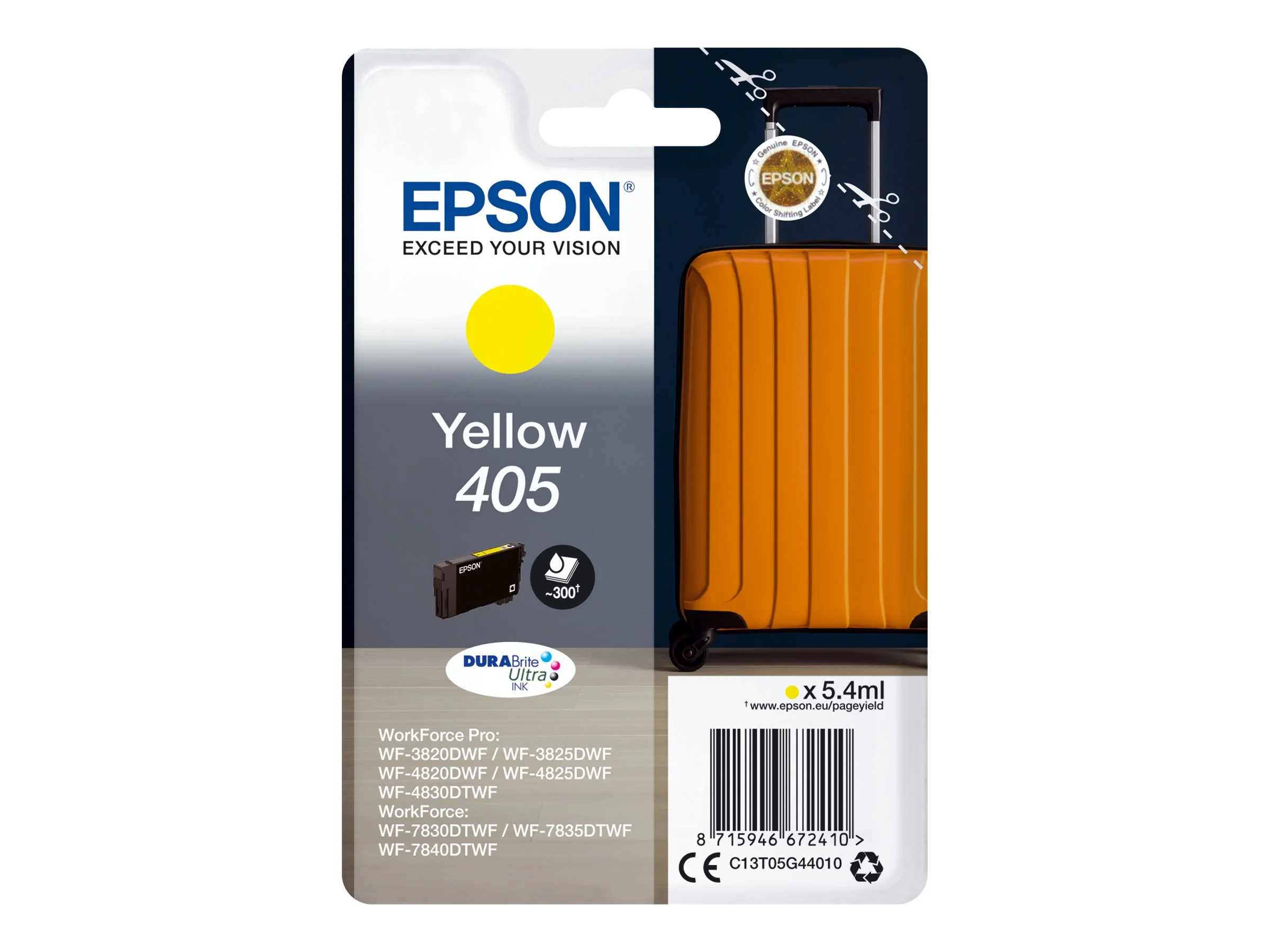 EPSON 6LB Singlepack Yellow 405