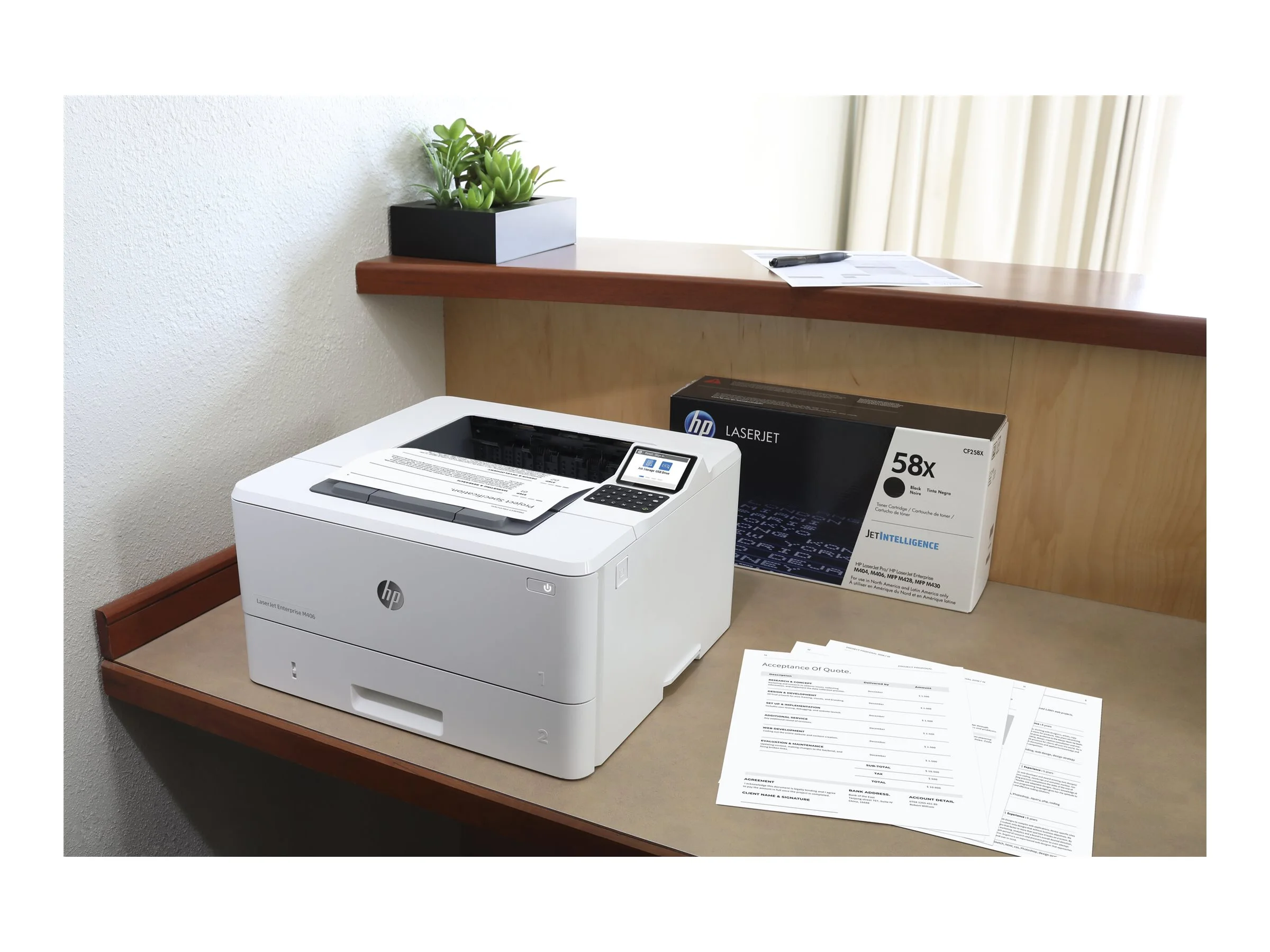 HP LaserJet Enterprise M406dn A4 mono