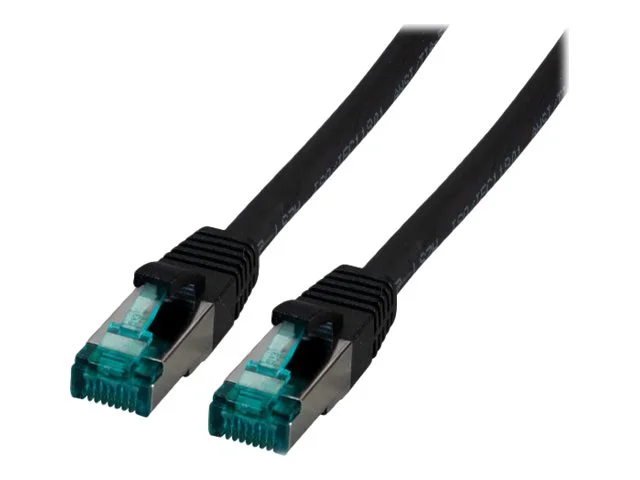 EFB Patchkabel S/FTP Cat6A SCHWARZ