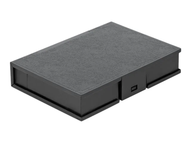 DELOCK Schutzbox 8,89cm HDD schwarz