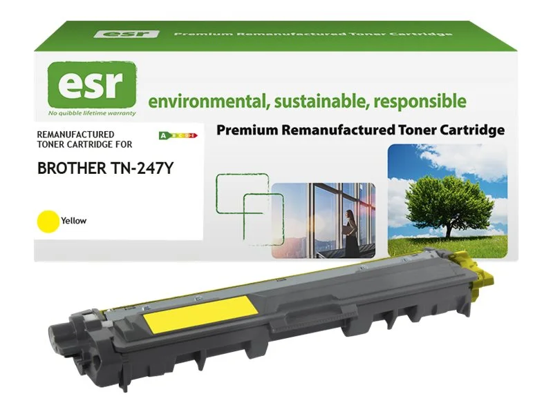 ESR cartr Brother TN-247Y ylw reman 2.3k
