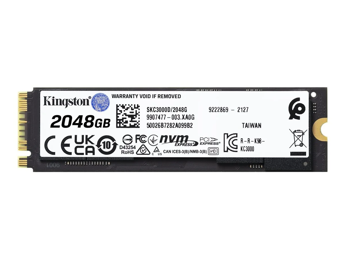 KINGSTON KC3000 2048GB M.2 PCIe