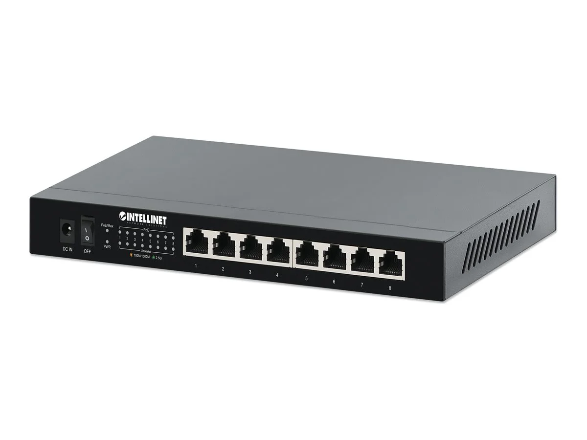 INT 8-Port 2,5G PoE+ Switch 100W