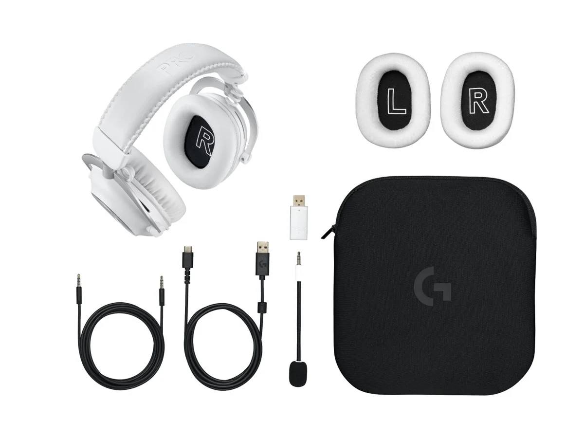 LOGI PRO X 2 LIGHTSPEED Wl Headset WHITE