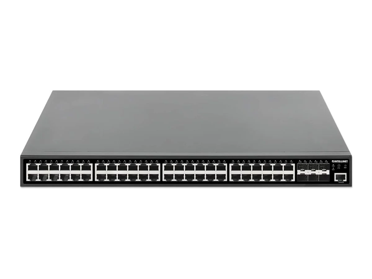 INT 54-P PoE+ Mngd Switch 6x10GbE 450W