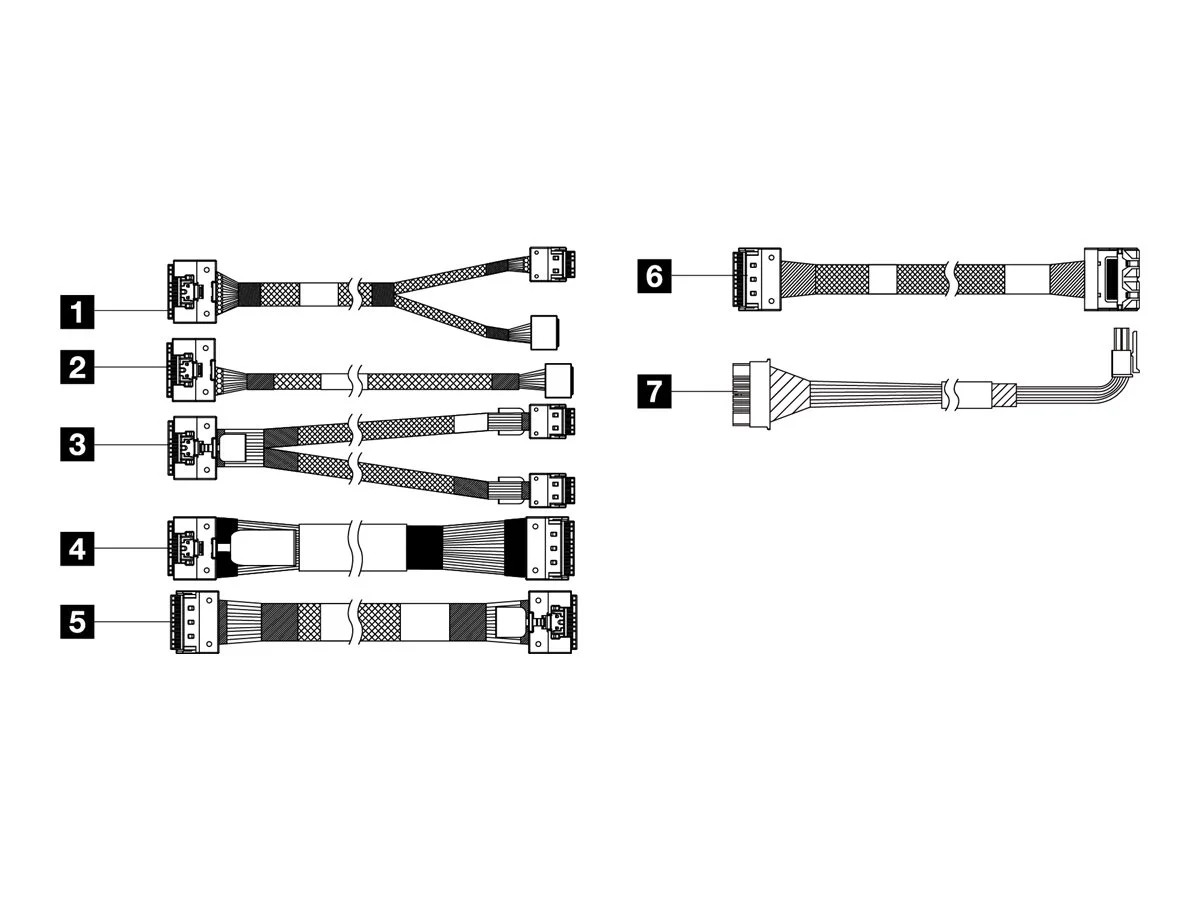 LENOVO ISG ThinkSystem SR650 Cable Kit