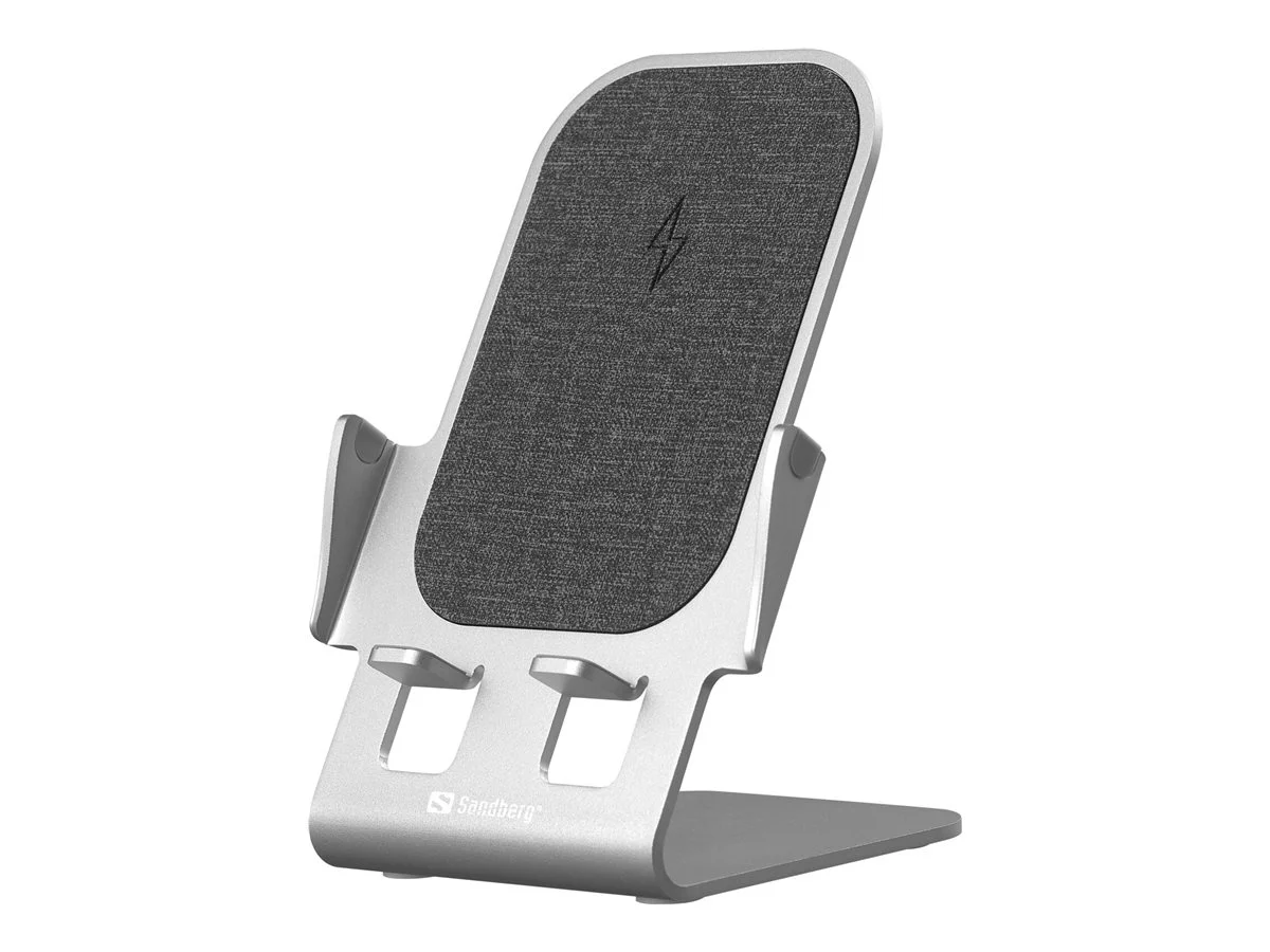 SANDBERG Wireless Charger Stand 15W Alu