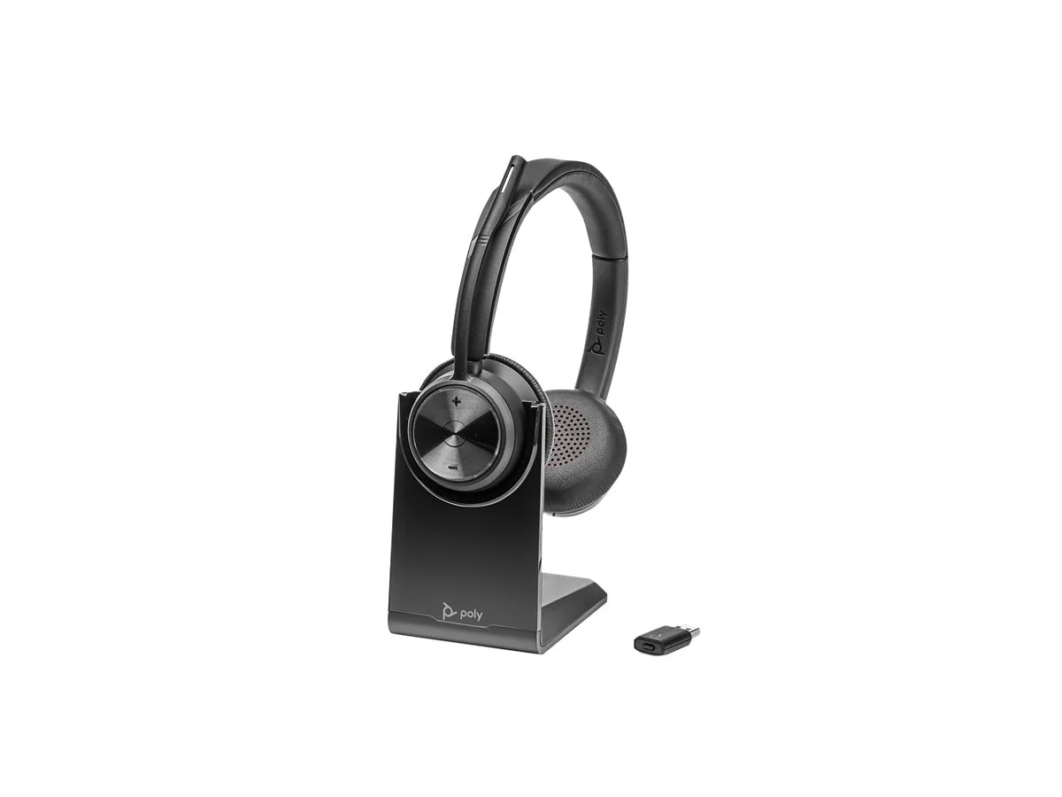 HP Poly Savi 7320 UC Stereo DECT Headset