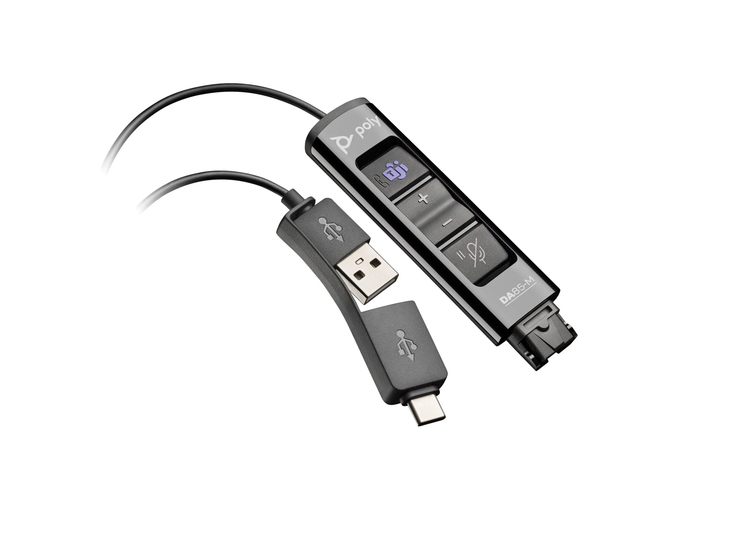 HP Poly DA85-M USB to QD Adapter
