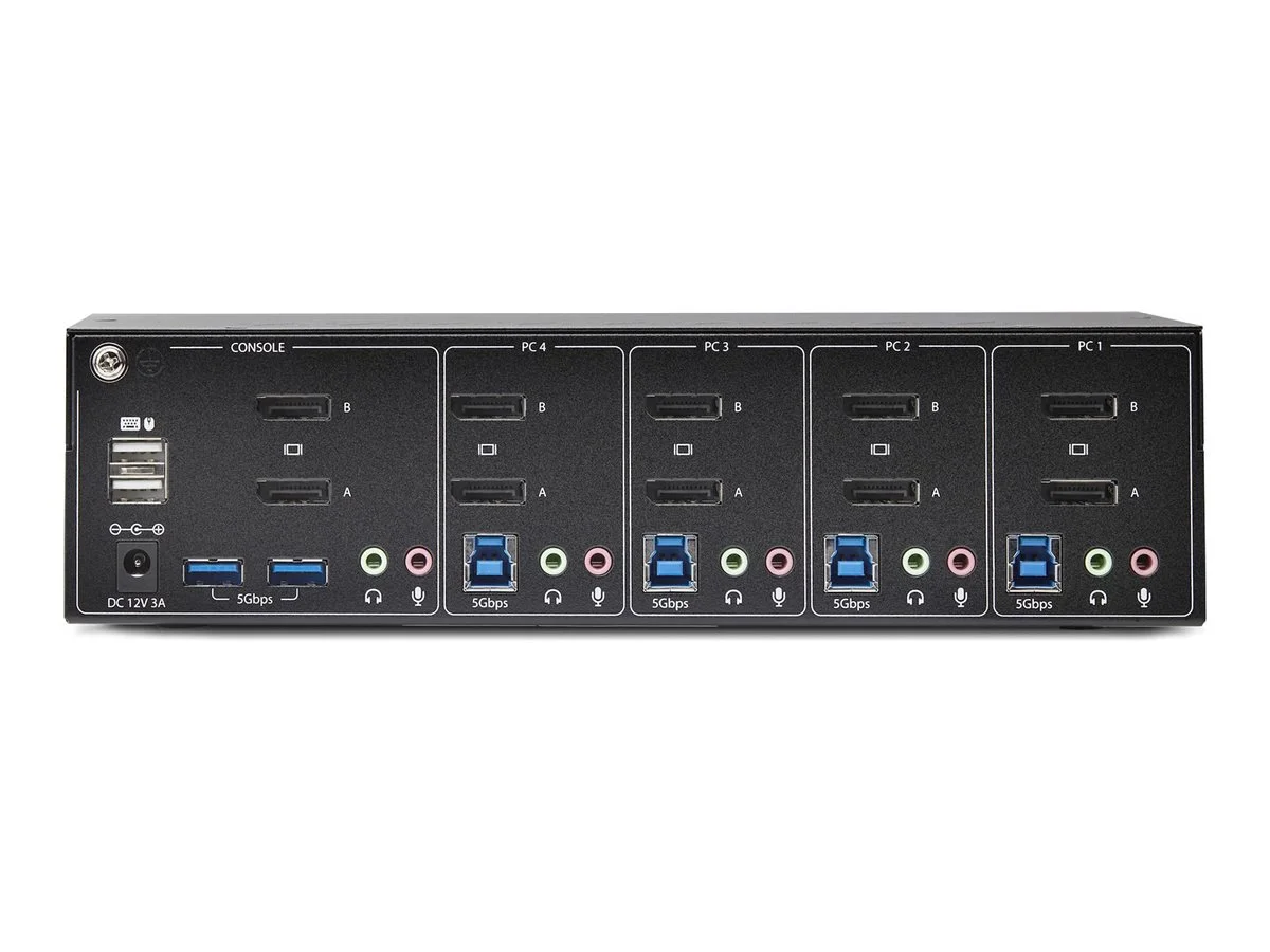 STARTECH KVM Switch Dual Monitor DP 4K