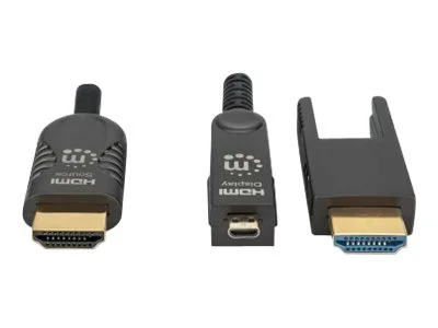 MH HDMI LWL St-St/MicroHDMI St 4K60 50m