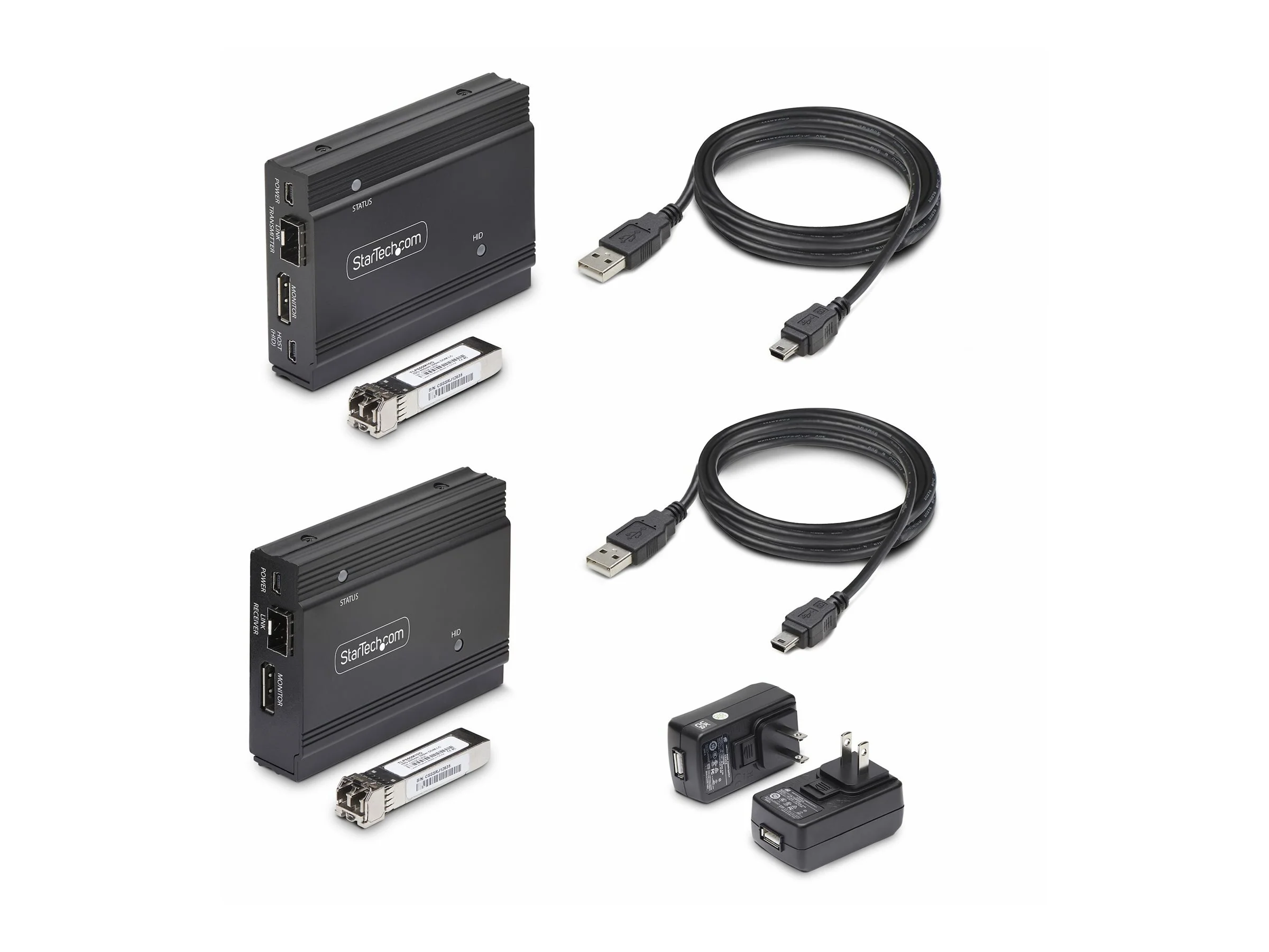 STARTECH DP KVM Extender uber Glasfaser