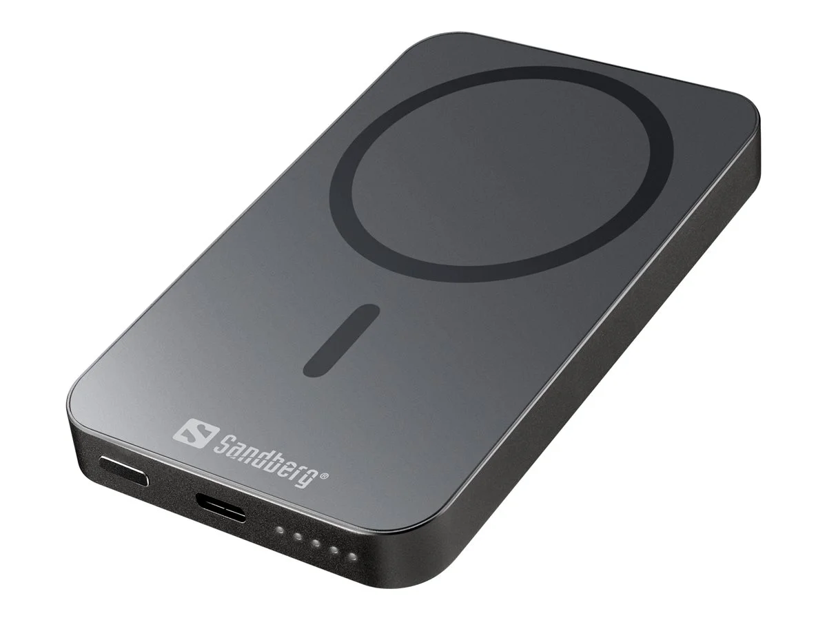 SANDBERG Mag Wireless Powerbank 5000 ALU