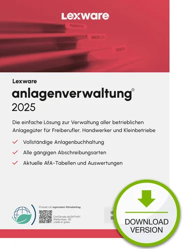 LEXWARE ESD anlagenverwaltung 2025
