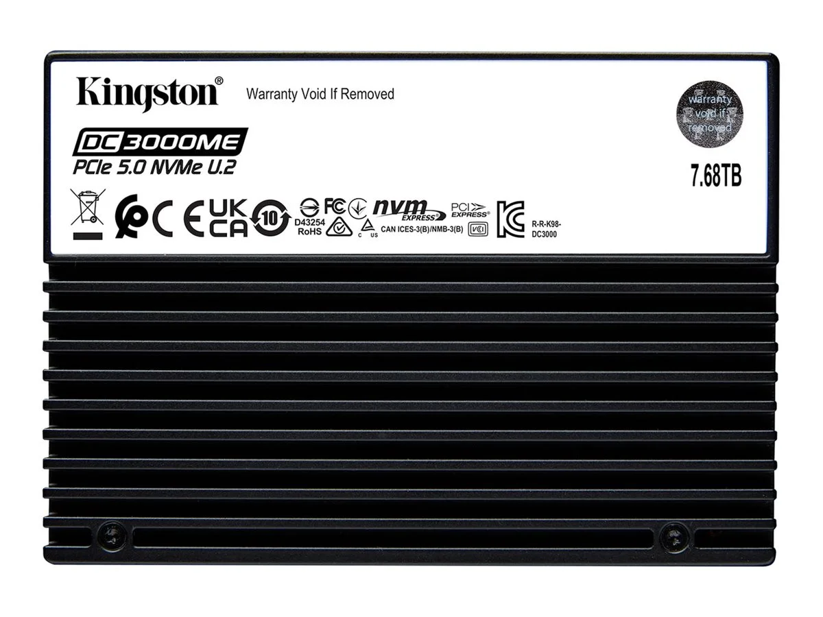 KINGSTON 7.68TB DC3000ME U.2 PCIe SSD