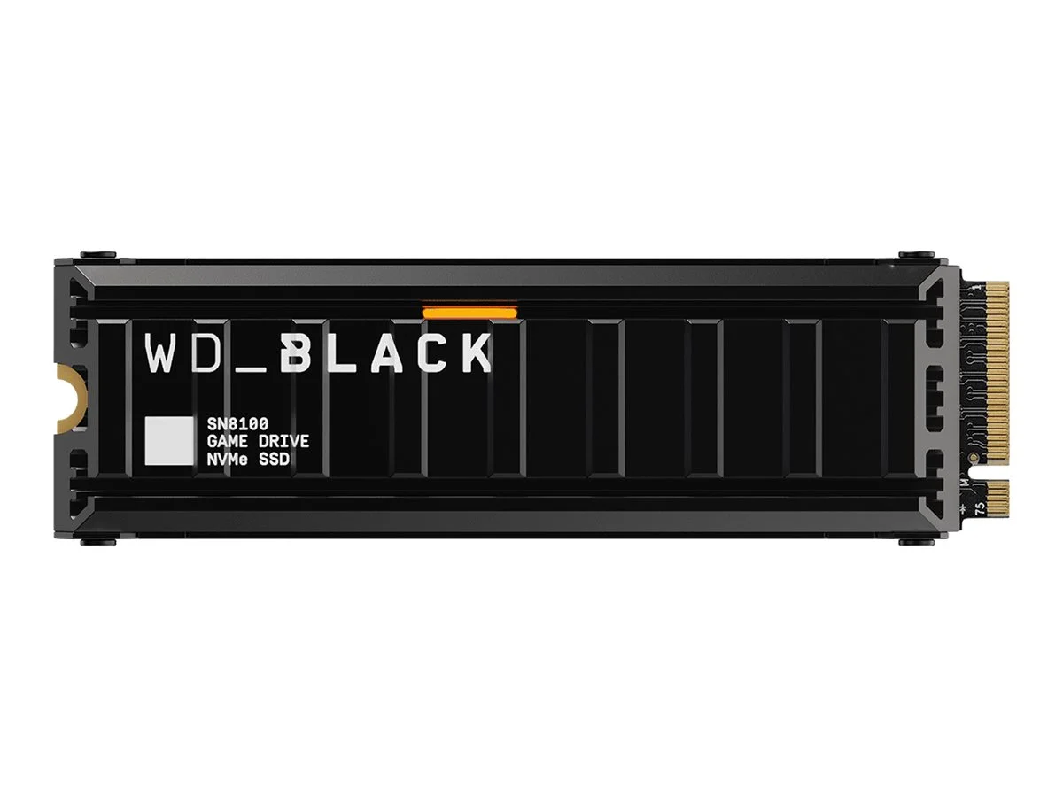 WD Black SN8100 NVMe SSD 1TB W/Heatsink